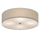 2nd Ave Lighting Cilindro 30" Textrene Flushmount in Nickel Finish