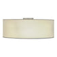 2nd Ave Lighting Cilindro 30" Textrene Flushmount in Nickel Finish