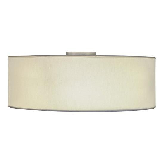 2nd Ave Lighting Cilindro 30" Textrene Flushmount in Nickel Finish