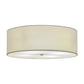 2nd Ave Lighting Cilindro 30" Textrene Flushmount in Nickel Finish