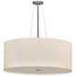 2nd Ave Lighting Cilindro 30" Textrene Pendant With Nickel Finish