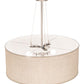 2nd Ave Lighting Cilindro 30" Textrene Pendant With Nickel Finish