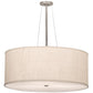 2nd Ave Lighting Cilindro 30" Textrene Pendant With Nickel Finish