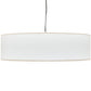2nd Ave Lighting Cilindro 30" Wide Textrene Pendant With Brushed Nickel Finish
