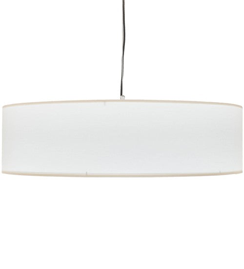2nd Ave Lighting Cilindro 30" Wide Textrene Pendant With Brushed Nickel Finish
