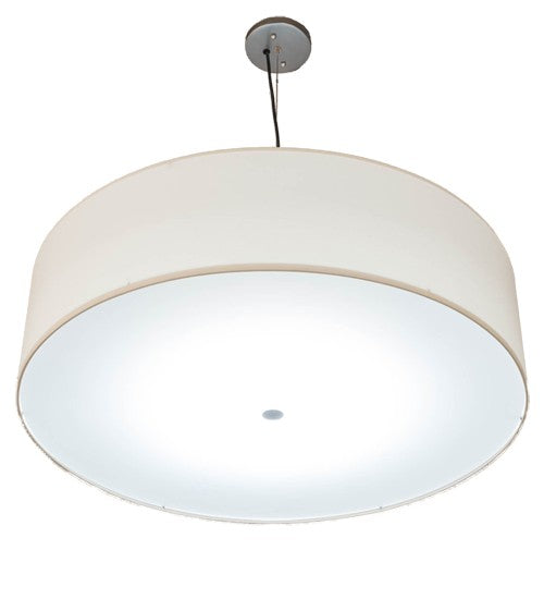 2nd Ave Lighting Cilindro 30" Wide Textrene Pendant With Brushed Nickel Finish