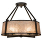 2nd Ave Lighting Cilindro 31" Lucy 4 LT Semi-Flushmount in Wrought Iron Finish