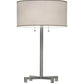 2nd Ave Lighting Cilindro 32" High Table Lamp in Extreme Chrome Finish
