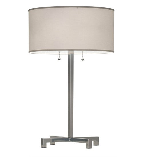 2nd Ave Lighting Cilindro 32" High Table Lamp in Extreme Chrome Finish