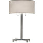 2nd Ave Lighting Cilindro 32" High Table Lamp in Extreme Chrome Finish