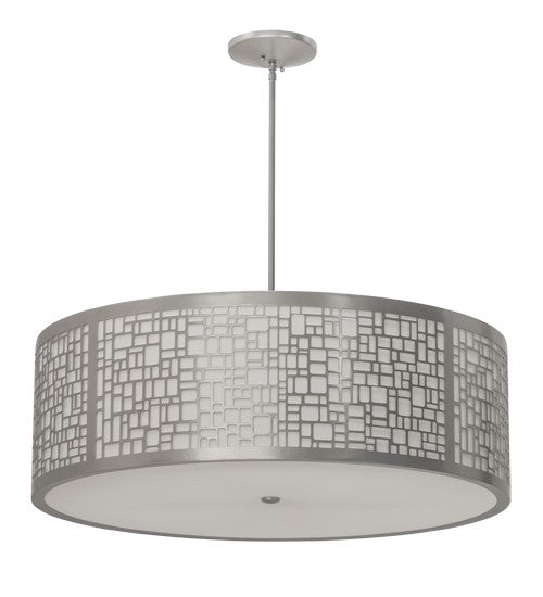 2nd Ave Lighting Cilindro 36" Deco Pendant in Nickel Finish