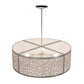 2nd Ave Lighting Cilindro 36" Deco Pendant in Nickel Finish