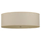 2nd Ave Lighting Cilindro 36" Flushmount With Nickel Finish