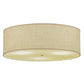 2nd Ave Lighting Cilindro 36" Flushmount With Nickel Finish