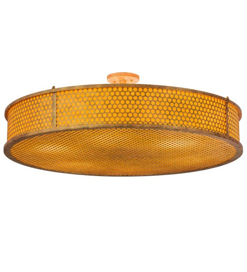 2nd Ave Lighting Cilindro 36" Luciano Flushmount in Autumn Leaf Finish