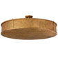 2nd Ave Lighting Cilindro 36" Luciano Flushmount in Autumn Leaf Finish