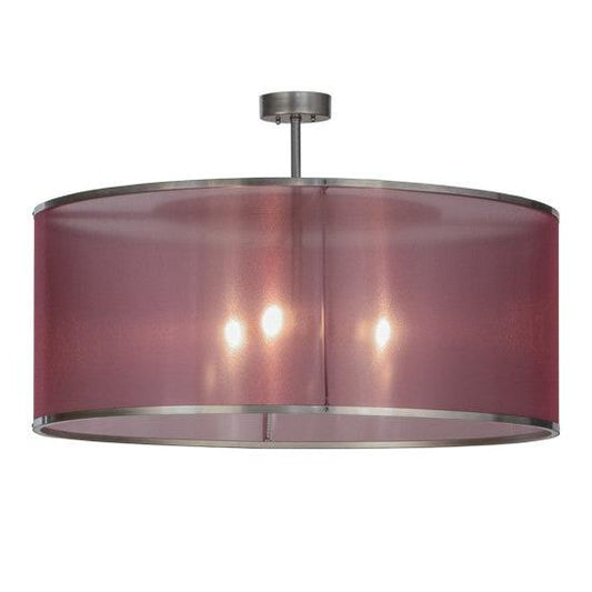 2nd Ave Lighting Cilindro 36" Palace Pendant With Nickel Finish