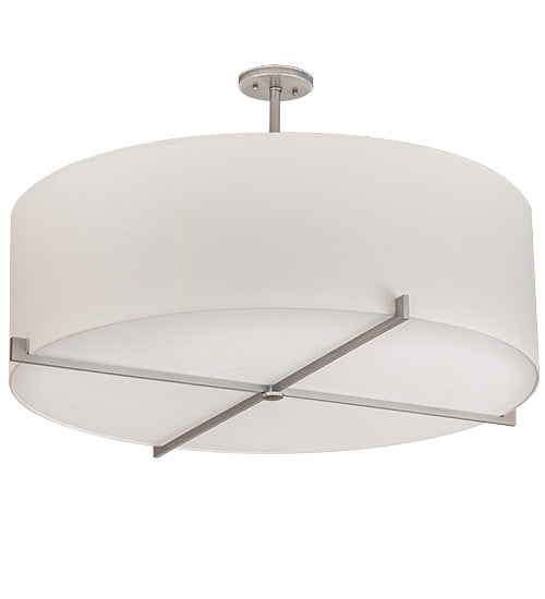 2nd Ave Lighting Cilindro 36" Structure Pendant in Brushed Nickel Finish