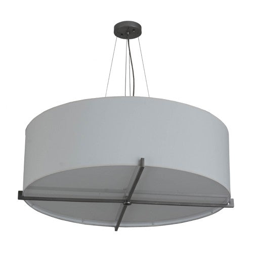 2nd Ave Lighting Cilindro 36" Structure Pendant in Brushed Nickel Finish