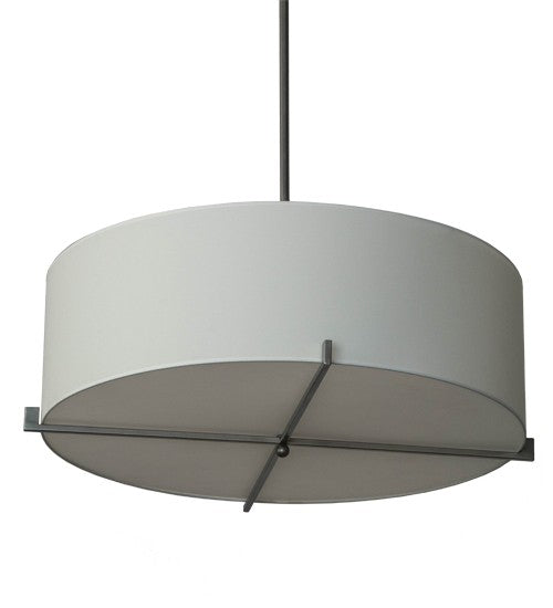 2nd Ave Lighting Cilindro 36" Structure Pendant in Brushed Nickel Finish