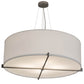 2nd Ave Lighting Cilindro 36" Structure Pendant in Brushed Nickel Finish