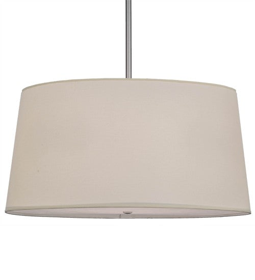 2nd Ave Lighting Cilindro 36" Tapered Textrene Pendant in Brushed Nickel