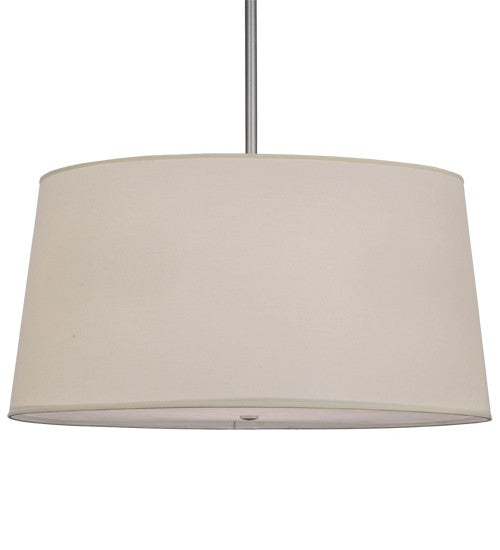 2nd Ave Lighting Cilindro 36" Tapered Textrene Pendant in Brushed Nickel