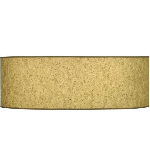 2nd Ave Lighting Cilindro 36" Textrene Flushmount With Natural Aluminum Finish