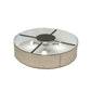 2nd Ave Lighting Cilindro 36" Textrene Flushmount in Nickel Finish