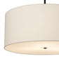 2nd Ave Lighting Cilindro 36" Textrene Pendant in Oil Rubbed Bronze Finish