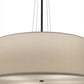 2nd Ave Lighting Cilindro 36" Textrene Pendant in Pewter Finish