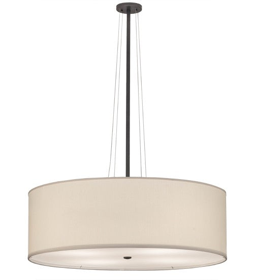 2nd Ave Lighting Cilindro 36" Textrene Pendant in Pewter Finish