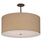 2nd Ave Lighting Cilindro 36" Textrene Pendant in Timeless Bronze