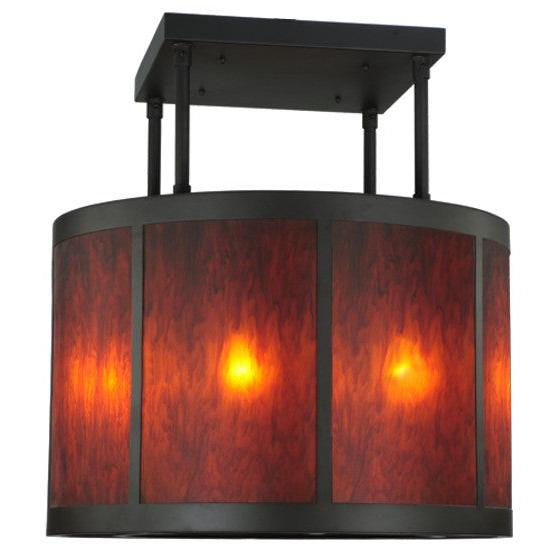 2nd Ave Lighting Cilindro 36" Vicksburg Semi-Flushmount in Oil Rubbed Bronze