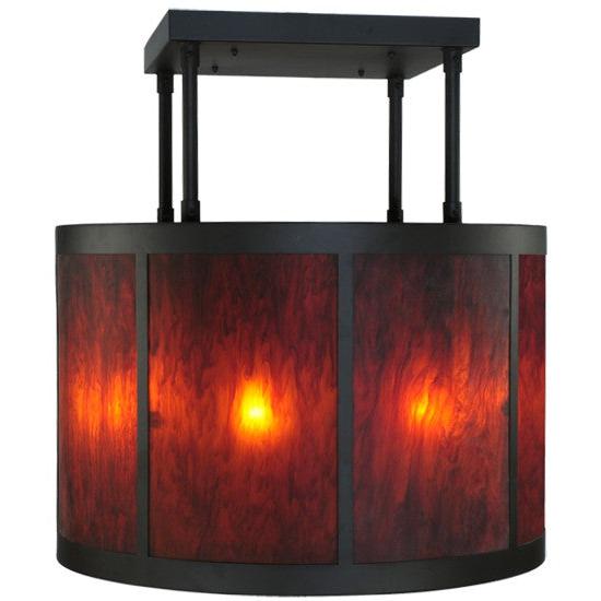 2nd Ave Lighting Cilindro 36" Vicksburg Semi-Flushmount in Oil Rubbed Bronze