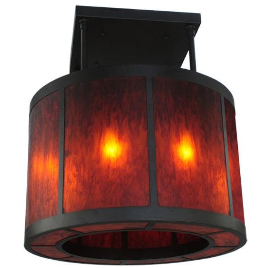 2nd Ave Lighting Cilindro 36" Vicksburg Semi-Flushmount in Oil Rubbed Bronze
