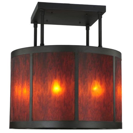 2nd Ave Lighting Cilindro 36" Vicksburg Semi-Flushmount in Oil Rubbed Bronze