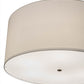 2nd Ave Lighting Cilindro 36" White Textrene Pendant in Oil Rubbed Bronze Finish