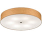 2nd Ave Lighting Cilindro 36" Wide Textrene Pendant in Mahogany Bronze Finish