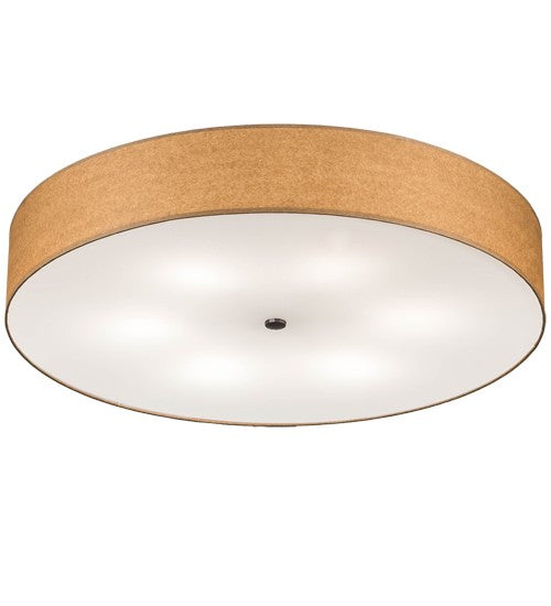 2nd Ave Lighting Cilindro 36" Wide Textrene Pendant in Mahogany Bronze Finish
