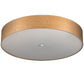 2nd Ave Lighting Cilindro 36" Wide Textrene Pendant in White Finish