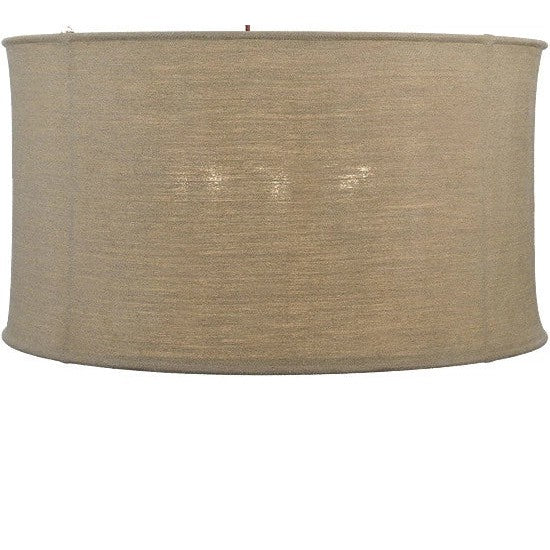 2nd Ave Lighting Cilindro 37" 8-Light E26 Base Brulap Textrene Timeless Bronze Pendant Light