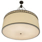2nd Ave Lighting Cilindro 42" Circle X Textrene Pendant in Timeless Bronze