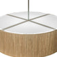 2nd Ave Lighting Cilindro 42" Textrene Pendant With Natural Aluminum Finish
