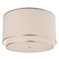 2nd Ave Lighting Cilindro 48" Natural Textrene Pendant in Nickel Finish