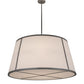 2nd Ave Lighting Cilindro 48" Tapered Pendant in Nickel Finish