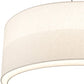 2nd Ave Lighting Cilindro 48" Textrene 2 Tier Pendant With Nickel Finish