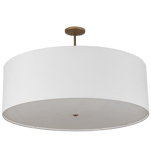 2nd Ave Lighting Cilindro 48" Textrene Pendant in Metallic Gold Finish