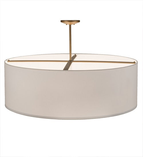 2nd Ave Lighting Cilindro 48" Textrene Pendant in Metallic Gold Finish