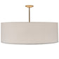 2nd Ave Lighting Cilindro 48" Textrene Pendant in Metallic Gold Finish